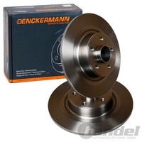 2X Denckermann Bremsscheiben 300Mm Voll Hinten Passend FüR Renault Espace VEL