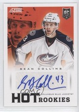 2013-14 Score Hot Rookies Signatures Sean Collins #592 Auto 0v1