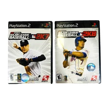 2K Sports Major League Baseball 2K7 & 2K8 PlayStation 2 PS2 - Both discs clean