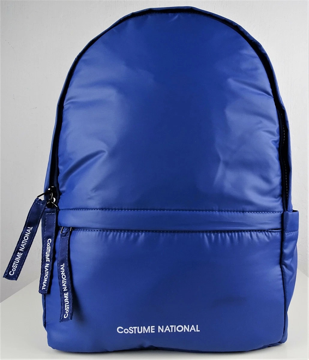 Blue top designer backpack