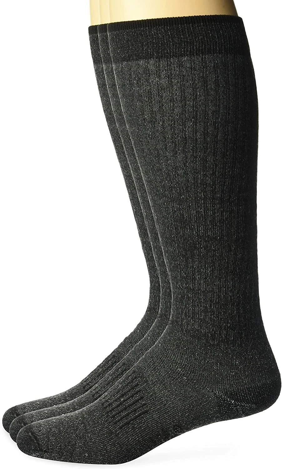 Wrangler Mens Workwear Moisturing Wicking Cushion Over the Calf Socks 3 Pair