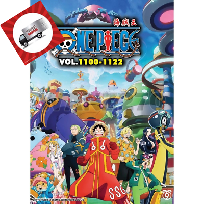 DVD ONE PIECE (Box 37) Vol 1100-1122 English Subtitle All Region