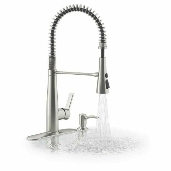 Kohler R22745SDVS Semiprofessional Kitchen Faucet with Soap Dispenser