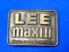 Lee Maxi Ii Brass Collectable Vintage Belt Buckle Packs More Protection