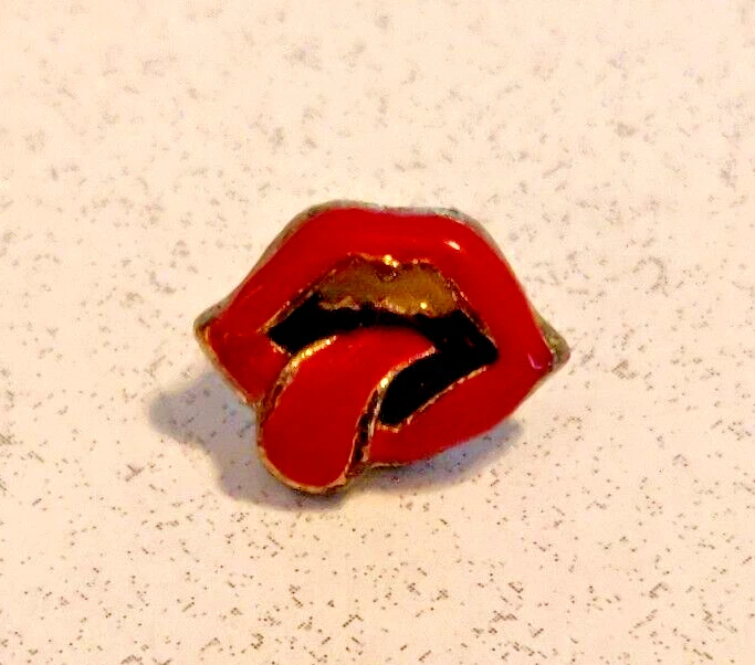 VINTAGE ROLLING STONES HAT/LAPEL PIN