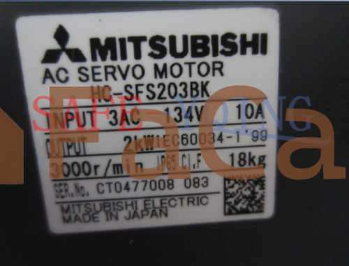 1PCS Mitsubishi Servo Motor HC-SFS203BK New