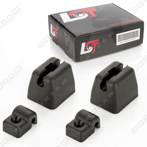 2 Clip Ferma Parasole Per Audi A1 A3 A4 A5 Q3 Q5 &ndash; Staffe Di Ricambio In ABS Nero, Lato Guidatore E Passeggero