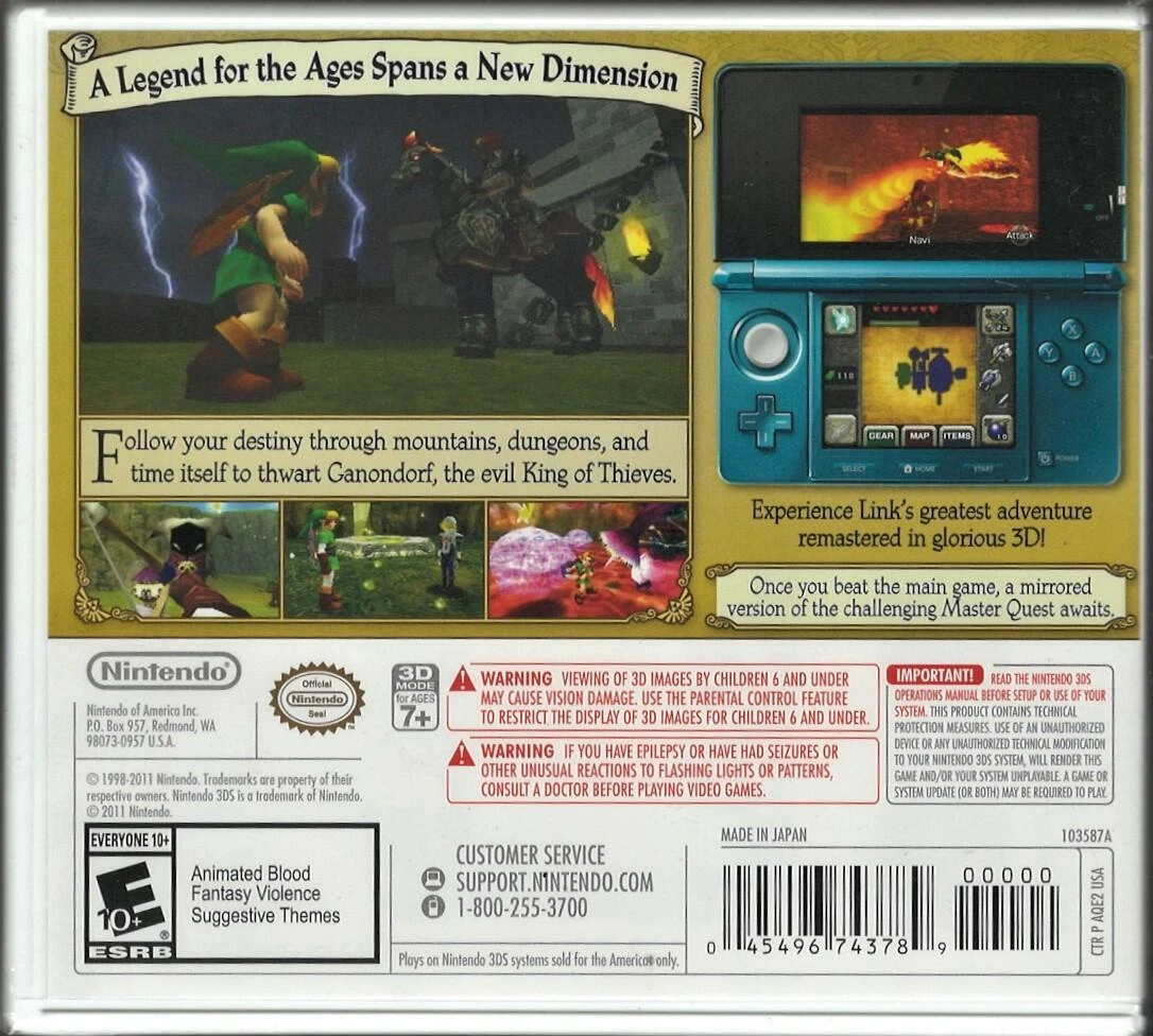 Nintendo Selects - The Legend of Zelda: Ocarina of Time (Nintendo 3DS)