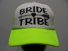 BRIDE TRIBE - ONE SIZE TRUCKER STYLE ADJUSTABLE SNAPBACK BALL CAP HAT 