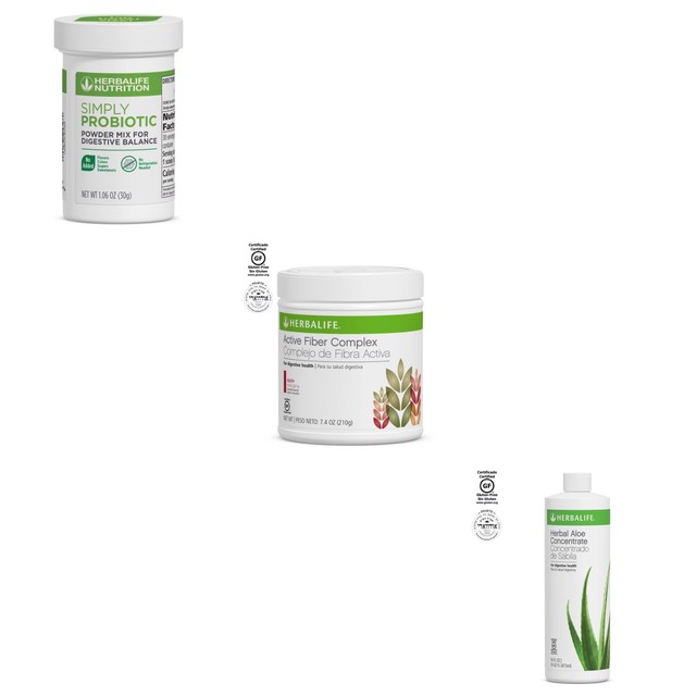 Herbalife Simply Probiotic, Active Fiber Apple, Herbal Aloe Concentrate Original eBay