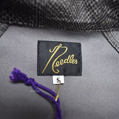 NWT $580 Needles JAPAN Python Print Track Jacket Gray Purple NWT $580 Needles JAPAN Python Print Track Jacket Gray Purple