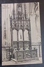 vtg postcard Ulm Dreisitz im Chor, Munster GERMANY unposted verlag des evangel