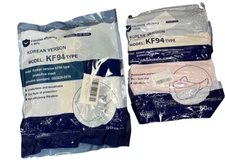 Face Masks Korean Version KF94 With 3D Mouth Filter 50/60 Count Non-Medical