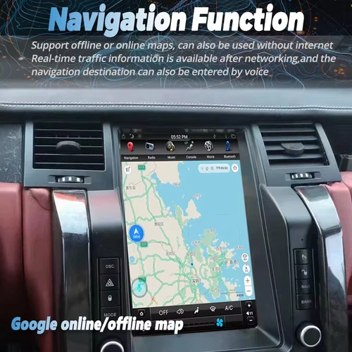 12.1" Android Car Radio For Land Rover Range Rover Sport L320 2005-2009 GPS Navi - Bild 4 von 6