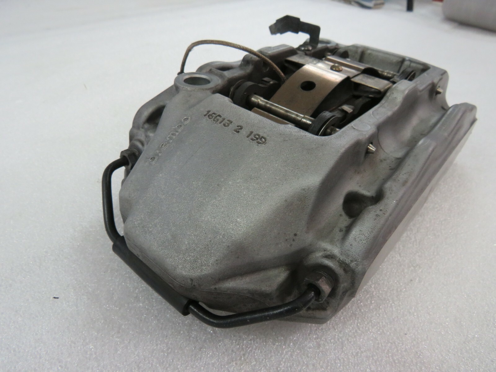 Maserati Ghibli, LH, Left, Front Brake Caliper, Silver, Used, Non-Painted