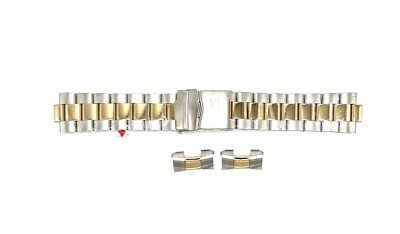 jama_6025 / Authentic Invicta Speedway  24214 Silver & Gold 24MM Watch Band
