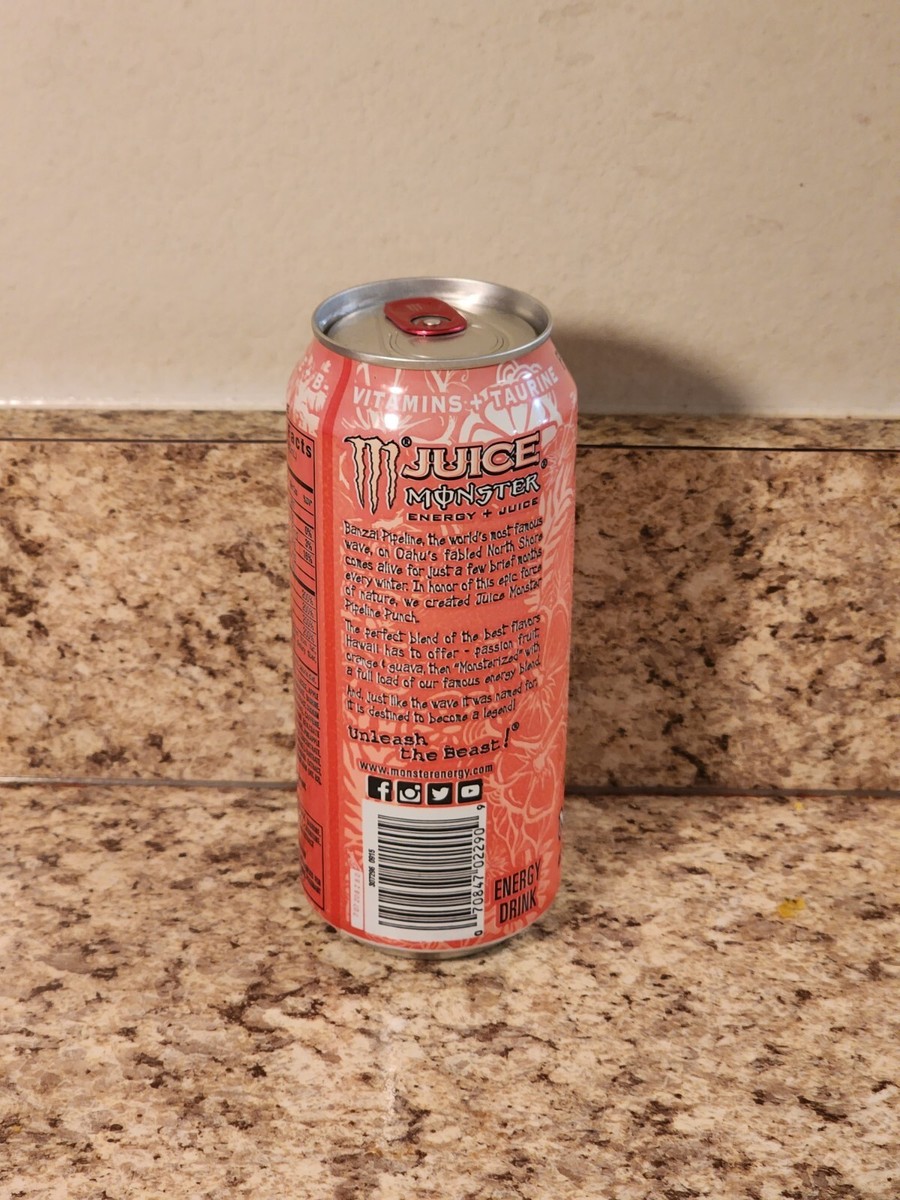 Monster Energy Juice Pipeline Punch Full 16oz Can Old SKU Monster Energy Juice Pipeline Punch Full 16oz Can Old SKU