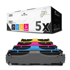 5X Toner For Canon LBP653CDW MFU32CDW MFU35CX MFU33CDW MFU35CDWT LBP654CX CMYK