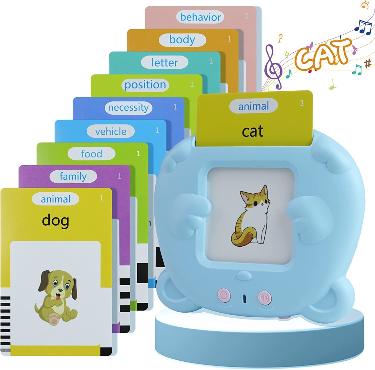 Talking Baby Flash Cards 224 Words Kids Educational Toys Toddlers