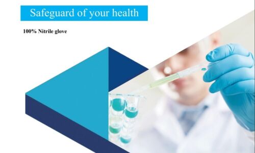 Nitrile Exam Glove, Powder-Free, Latex-Free, 3 mil, Blue, Disposable, 1000/Case - Picture 2 of 3