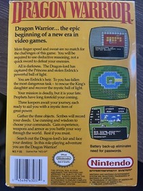 Dragon Warrior (Nintendo NES, 1989)
