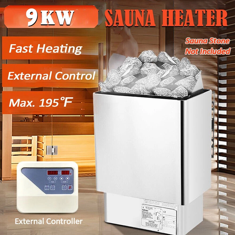 9KW Electric Sauna Heater, 220V-240V Sauna Stove 50~60Hz with Digital  Controller | eBay