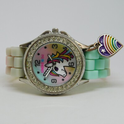 Limited Too LMT90054KL Unicorn Dial Quartz Analog Women's Watch New Battery