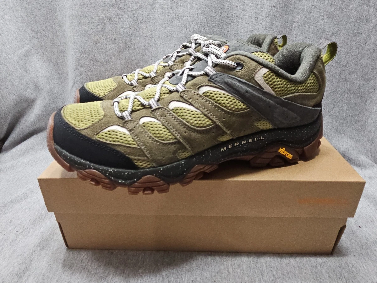 Merrell Mens Moab 3 Waterproof SIZE 13 GREEN Moss Leather J036277 