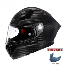 Lightweight Carbon Fiber Full Face Motorcycle Street Bike Helmet Racing Helmets