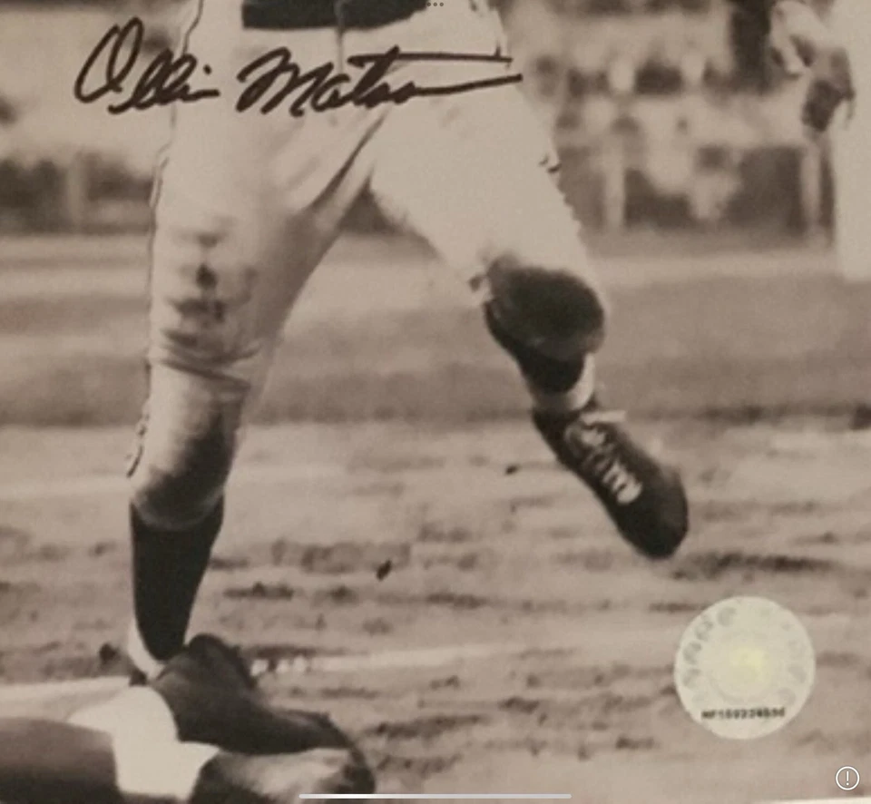 Foto autografiada por Ollie Matson con licencia NFL 8x10 de carneros, cardenales, leones, águilas Foto 2 de 3