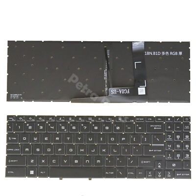 US Layout Keyboard for MSI Katana GF66 GL66 MS-1581 MS-1582 MS-1583 Backlit