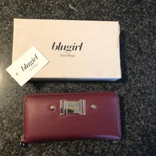 Idea Regalo Portafoglio Bordeaux BluGirl Blumarine Donna Vera Pelle