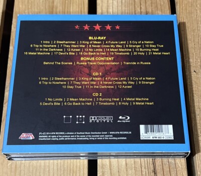 Steelhammer Live from Moscow by U.D.O. (Blu-ray 2 CD, 2014) 3 Disc