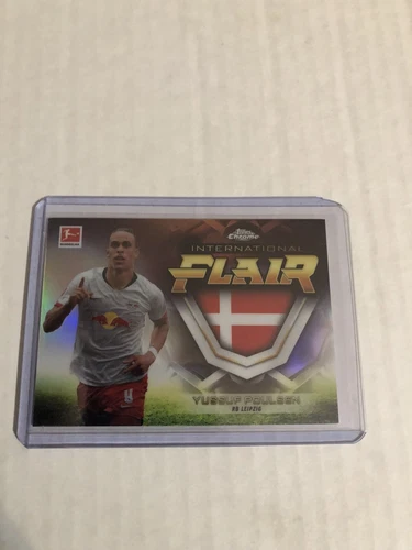 2019-20 Topps Chrome Bundesliga International Flair #IF-4 Yussuf Poulsen