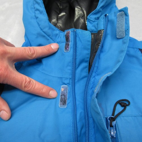 Columbia Jacket Youth 8 Blue Omni Heat Thermal Comfort Hooded Insulated Winter - Picture 9 of 18