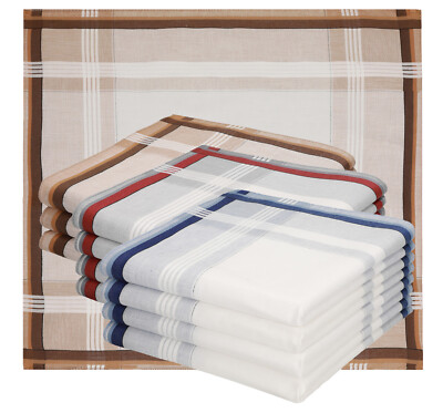 Betz Herren Stoff Taschentücher Set Leo 5 Dessin 5 100%Baumwolle Größe 40x40 
