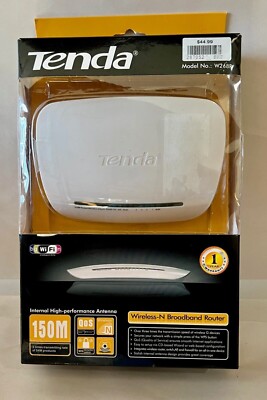 L@@K Tenda W268R 150 Mbps 4-Port 10/100 Wireless N Router New In Box