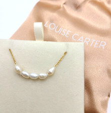 Louise Carter Freshwater Pearl Gold Plated Stainless Steel Necklace