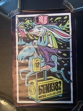 blink 182 montreal 2023 concert poster 11”x16.5” canvas