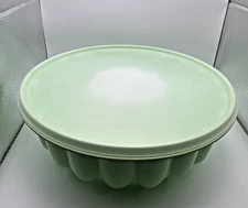 Tupperware Jello Mold Ice Ring Mint Green 1201 1202 1203 Vintage 3 Piece