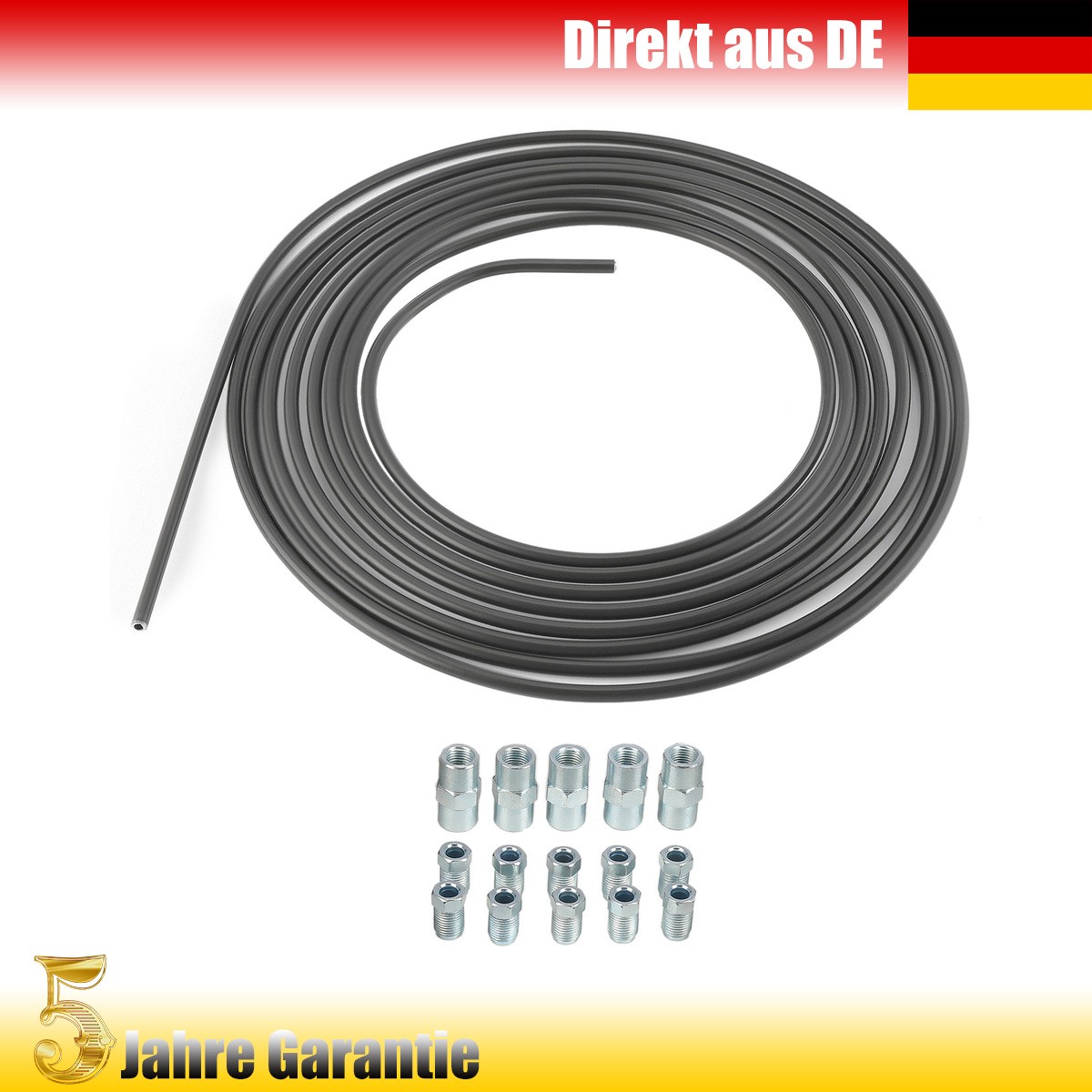 5m brake line brake pipe Ø 4.75 mm car + 10 fittings brake pipe in a set