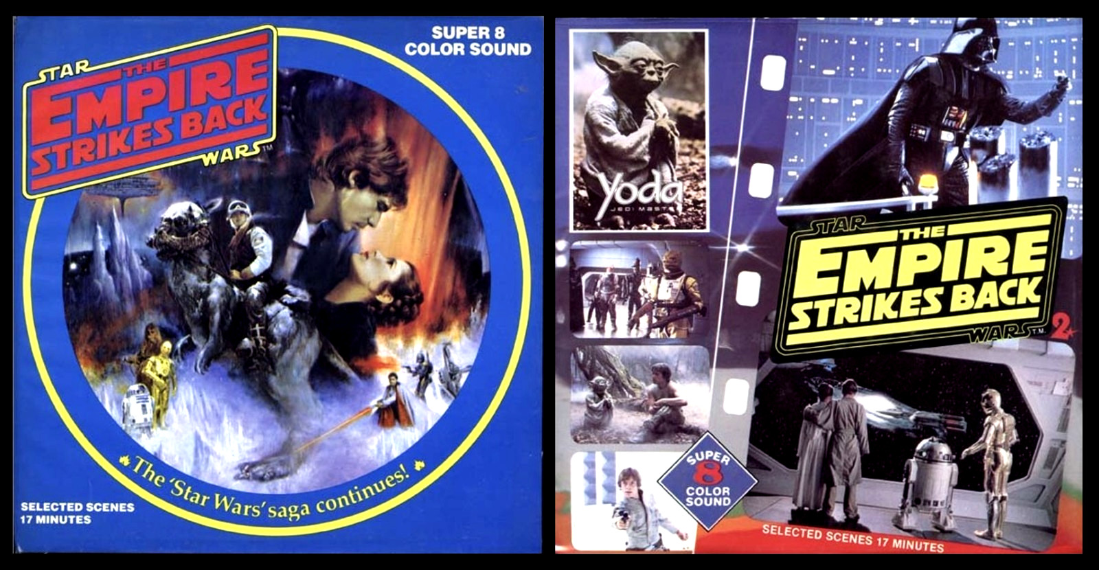 THE EMPIRE STRIKES BACK (1980) SUPER 8 SOUND – 2x400’  KEN FILMS - COLOR FADE