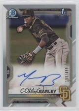 2021 Bowman Chrome Prospect Refractor 198/499 Jordy Barley #CPA-JBA Auto 0l2