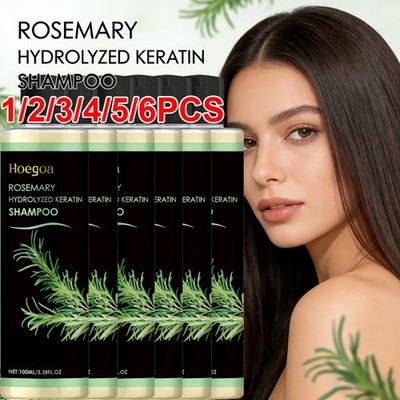 1~6X Bio-Rosmarin-Haarwuchs-Shampoo für Frauen und Männer  natürliche Verdichtu