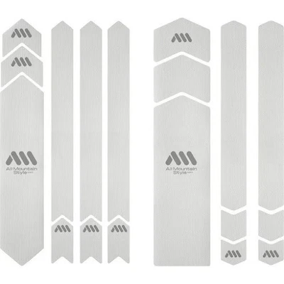 AMS All Mountain Style Honeycomb Frame Guard Full Clear/Silver Protector