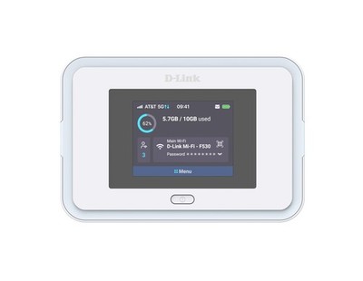 D-Link F530 5G NR AX3000 Wi-Fi 6 Mobile Hotspot, Portable 5G Router, Up to 7.01