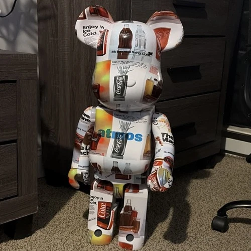 Bearbrick Coca-Cola Ad Icons Multicolor Vinyl Figure