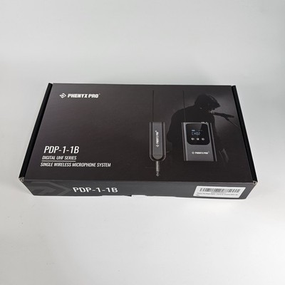 Phenyx Pro Single Digital Wireless Microphone System w/ Mini Receiver PDP-1-1B