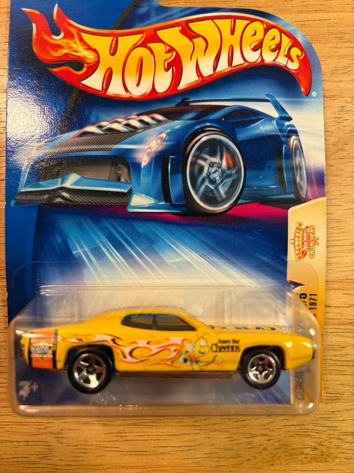 1971 Plymouth GTX - Hot Wheels – Honey Nut Cheerios–Cereal Crunchers Series–#1 - Image 2 of 3
