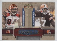 2008 Donruss Gridiron Gear Rivals 307/500 Braylon Edwards TJ Houshmandzadeh fm0
